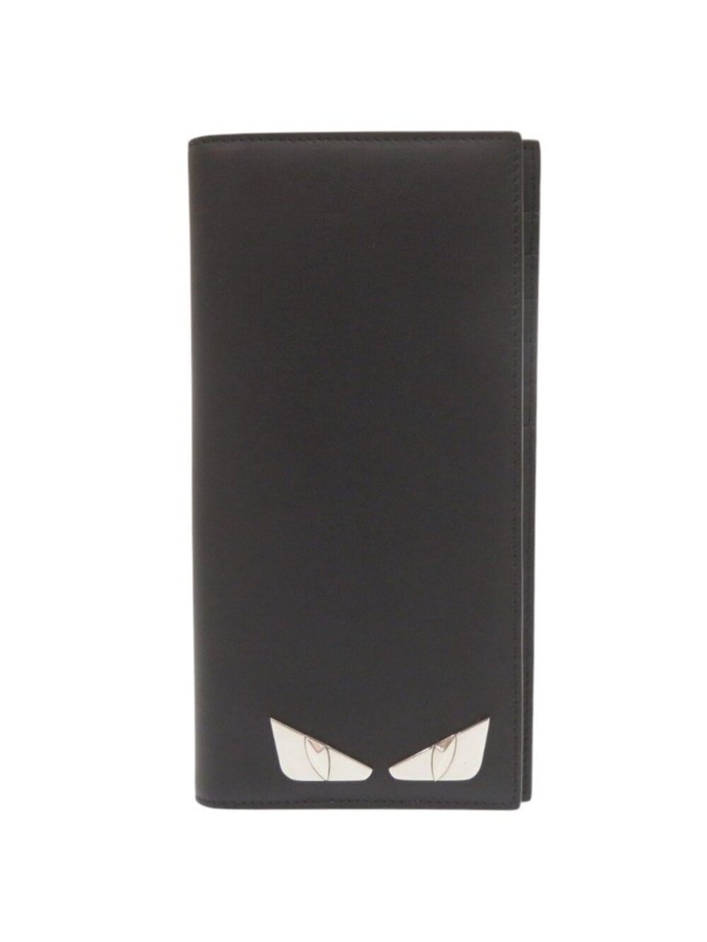 Fendi Mon Star Leather Black Wallet